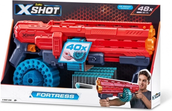 Wyrzutnia X-Shot Excel Fortress z 48 rzutkami
