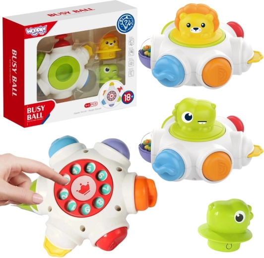 WOOPIE BABY sensoryczna rakieta edukacyjna 6 w 1