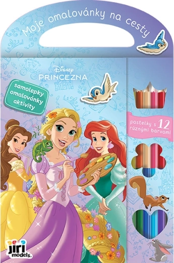 Moje kolorowanki podróżne Disney Księżniczki
