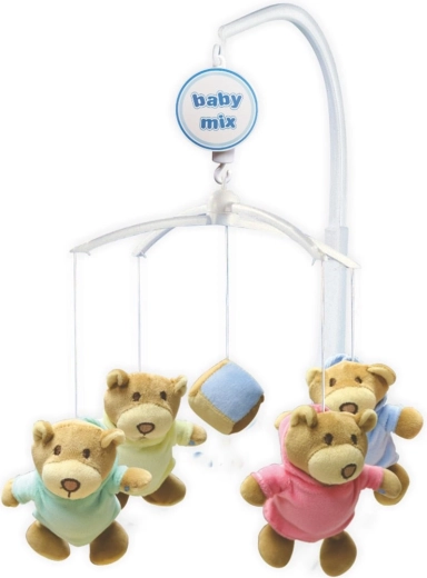 Karuzela nad łóżeczko BABY MIX misie i kostka