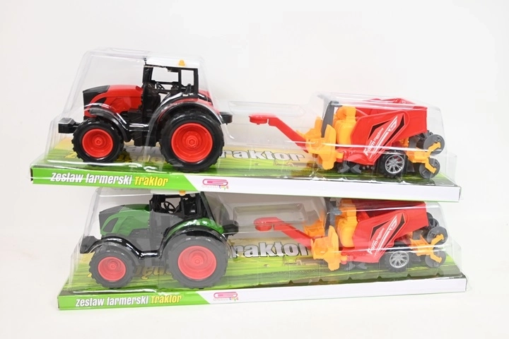 Traktor dziecięcy z maszyną rolniczą