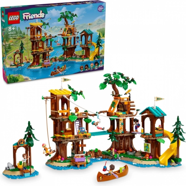 LEGO Friends domek na drzewie na obozie kempingowym