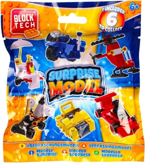 Block Tech woreczek z klockami (losowy kolor)