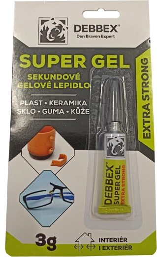 Błyskawiczny żelowy klej DEBBEX Super Gel 3 g