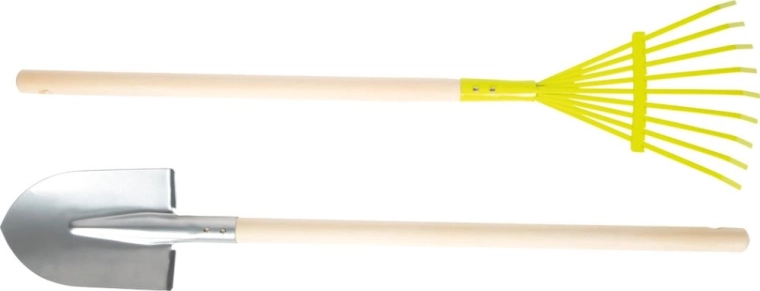 Praktyczne narzędzia z drewnianymi uchwytami