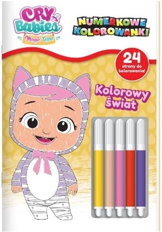 Cry Babies – kolorowanki według numerów Kolorowy świat