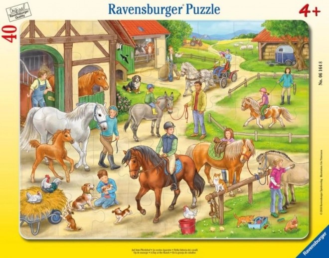 Puzzle Końska Farma Ravensburger 40 elementów