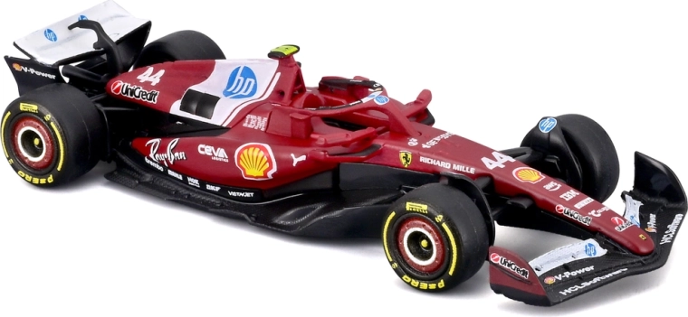 Autentyczny bolid Ferrari SF-25 (2025) w skali 1:64