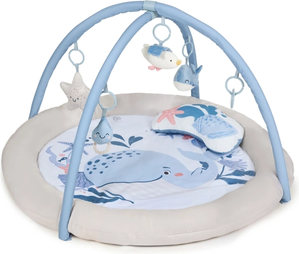 Kinderkraft mata edukacyjna z pałąkiem Cozyplay Nordic Breeze