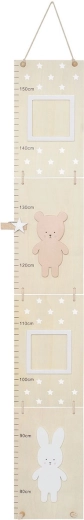 Jabadabado dziecięcy miarka wzrostu na ścianę Teddy & Bunny
