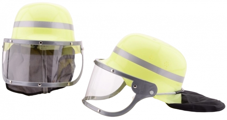Hełm strażacki z przyłbicą 28 cm - 1 sztuka