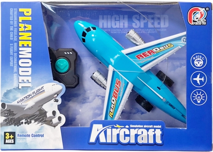 Zdalnie sterowany samolot dla dzieci z efektami świetlnymi