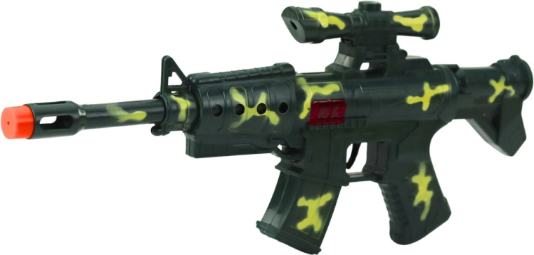 Realistyczny karabin z mechanicznym dźwiękiem