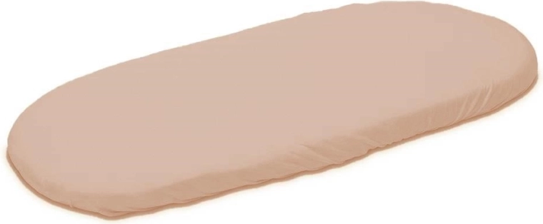 Beżowe prześcieradło jersey do wózka New Baby 35 × 75 cm