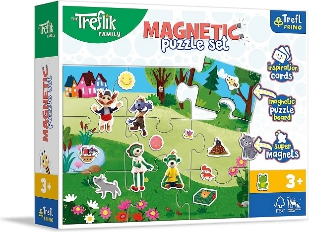 Magnetyczne puzzle Dzień Treflika