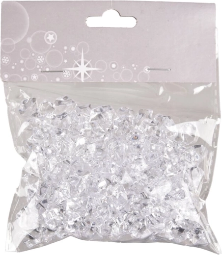 Dekoracyjne kamyczki srebrne 1,5 cm (136 szt.)