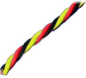 Trzyżyłowy skręcany kabel serwo Hitec 3 × 0,33 mm - 1 m