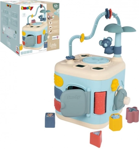 smoby little smoby sensoryczna aktywna kostka dla dzieci