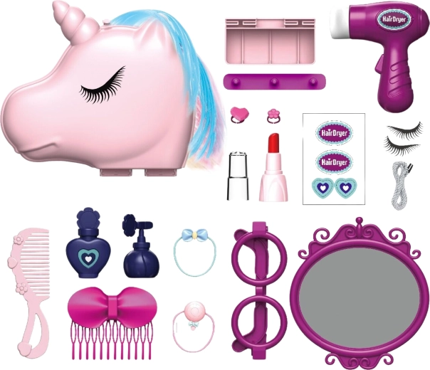 Kompletny zestaw do zabawy w salon kosmetyczny