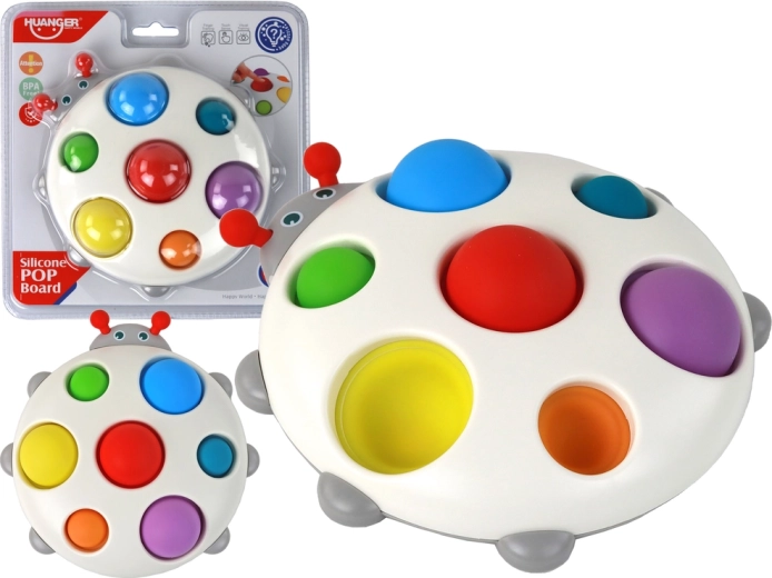 Silikonowa tablica sensoryczna biedronka Pop It