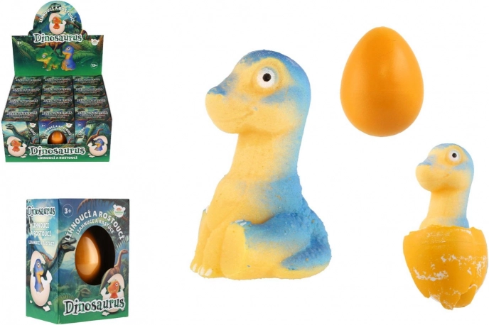 Wylęgający się i rosnący dinozaur z jajka 6 cm