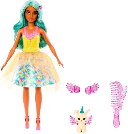 Stylizowane turkusowe włosy