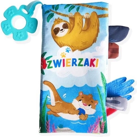 Sensoryczna materiałowa książeczka – zwierzątka