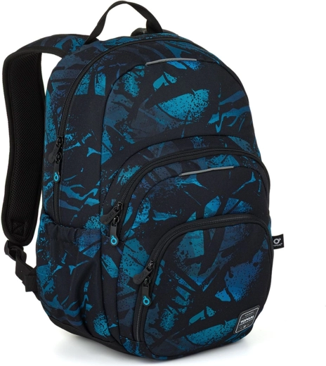 Plecak młodzieżowy Topgal Skye blue abstract