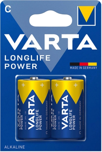 Baterie alkaliczne C (LR14) Varta Longlife Power, 2 szt.