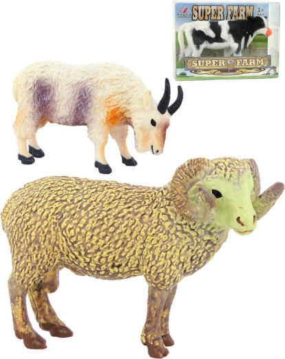 Plastikowa figurka zwierzątka z domowej farmy 8 cm – 1 sztuka