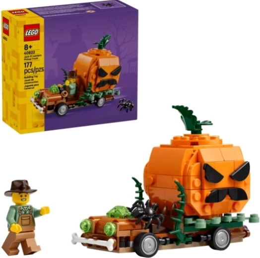 Lego Iconic dyniowy pickup na Halloween