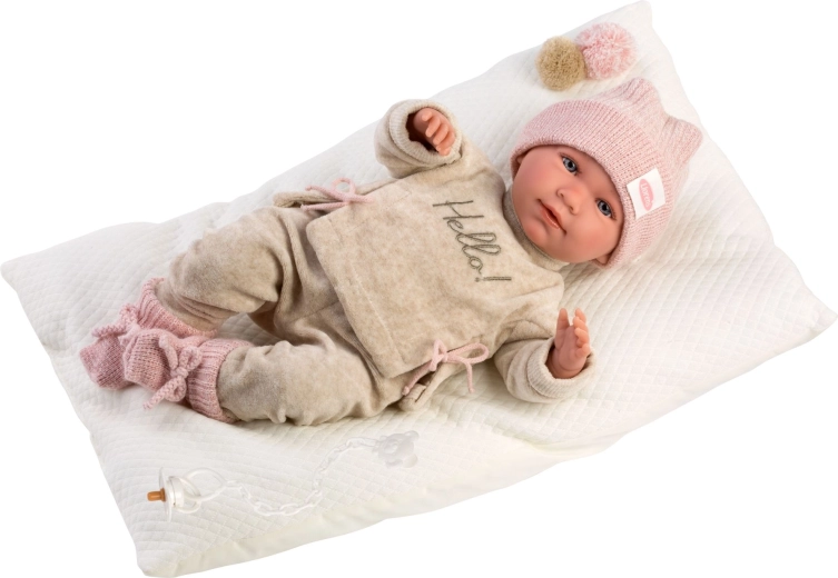Llorens New Born realistyczna mówiąca lalka niemowlę 42 cm