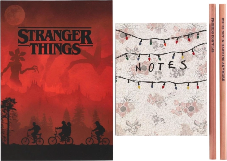 Kompletny zestaw piśmienniczy Stranger Things