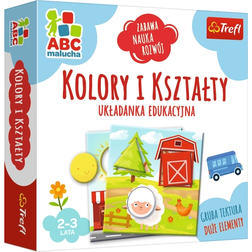 Wskaźnikowa gra Kolory i kształty z serii ABC Malucha