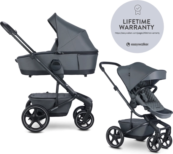 Easywalker harvey⁵ premium wózek kombinowany 2w1 – Mineral Grey