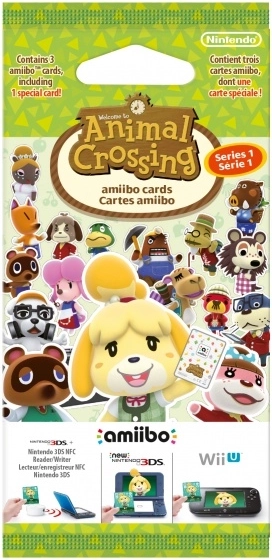 Animal Crossing karty amiibo – seria 1 (pakiet 3 kart)