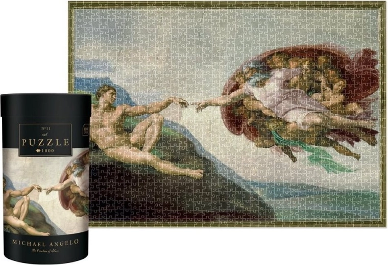 Puzzle Stworzenie Adama 1000 elementów – sztuka INTERDRUK
