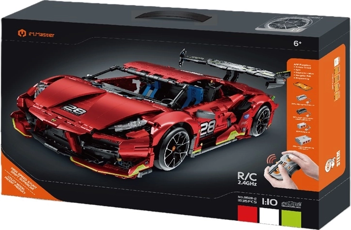 iM.Master RC super sportowy samochód zdalnie sterowany 1:10 czerwony