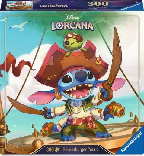 Puzzle Ravensburger Disney Lorcana Stitch – kosmiczny korsarz (300 elementów)
