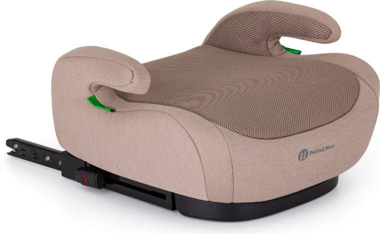 Podkładka samochodowa Petite&Mars Optimus Pro i-Size Air Tan Brown (125–150 cm)