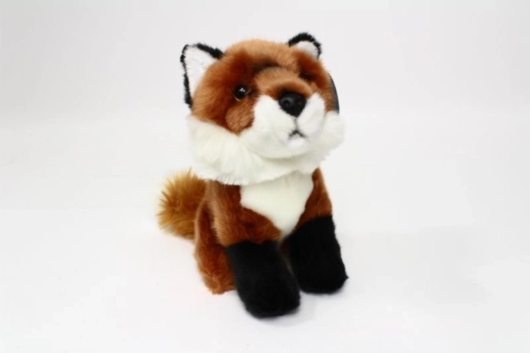 Siedzący pluszowy lis 18 cm