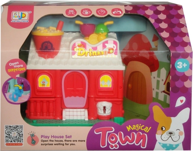 Mini domek dla lalek - 1 szt.