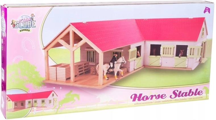 Kids Globe budynek gospodarczy – stajnia dla koni 1:24