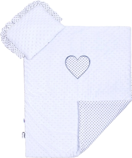 Dwustronna bawełna w kropki