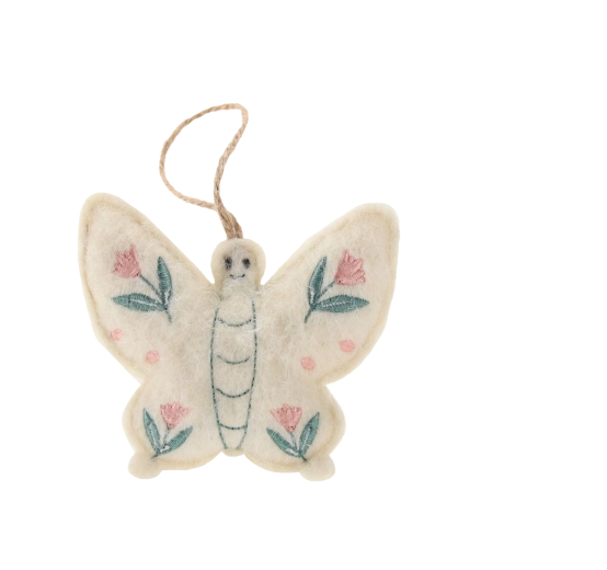 Delikatny filc i detaliczny haft