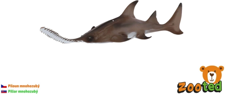 Figurka piłodzioba wielozębnego z plastiku, 22 cm