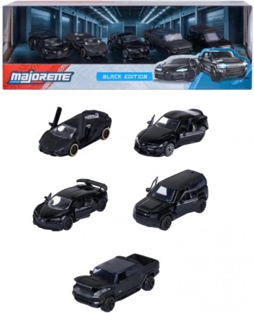Zestaw upominkowy metalowych autek Black Edition 1:64 (5 szt.)
