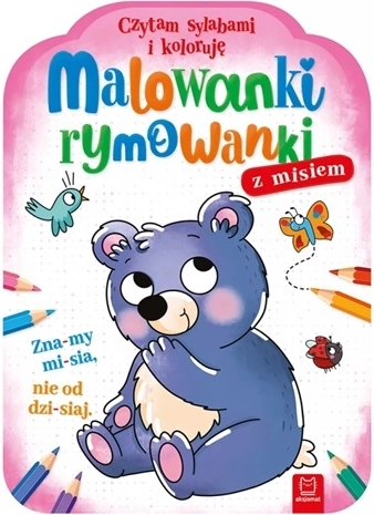 Malowanki i rymowanki z misiem – czytamy sylabami