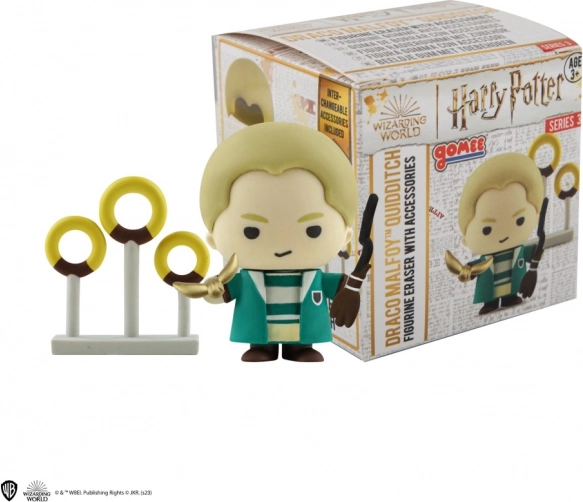 Harry Potter gumowa figurka - Draco Malfoy jako szukający