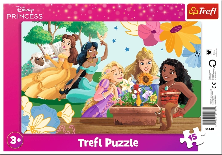 Puzzle Trefl Disney Princess: Siła uśmiechu, 15 elementów